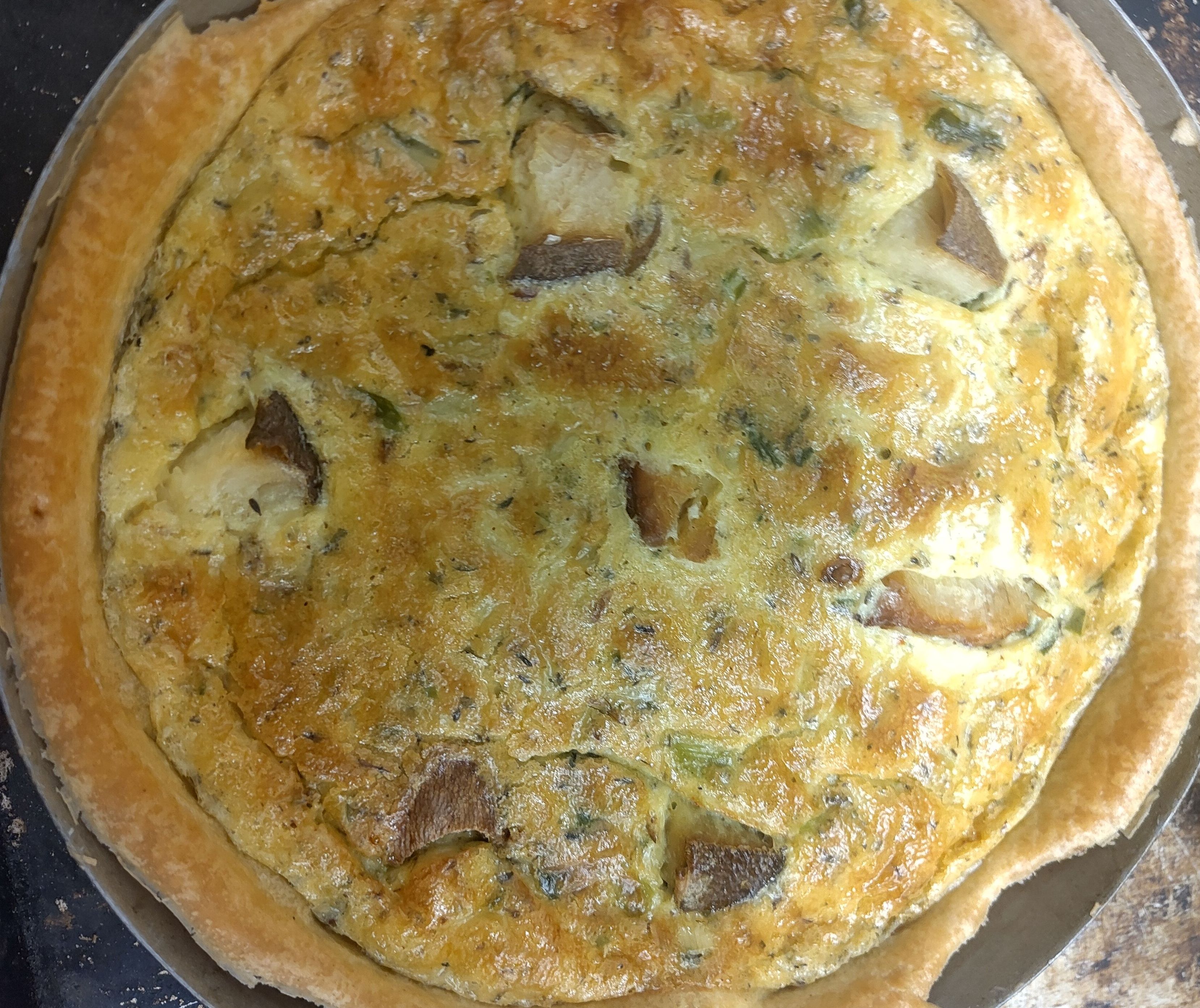 Gerookte vis Quiche