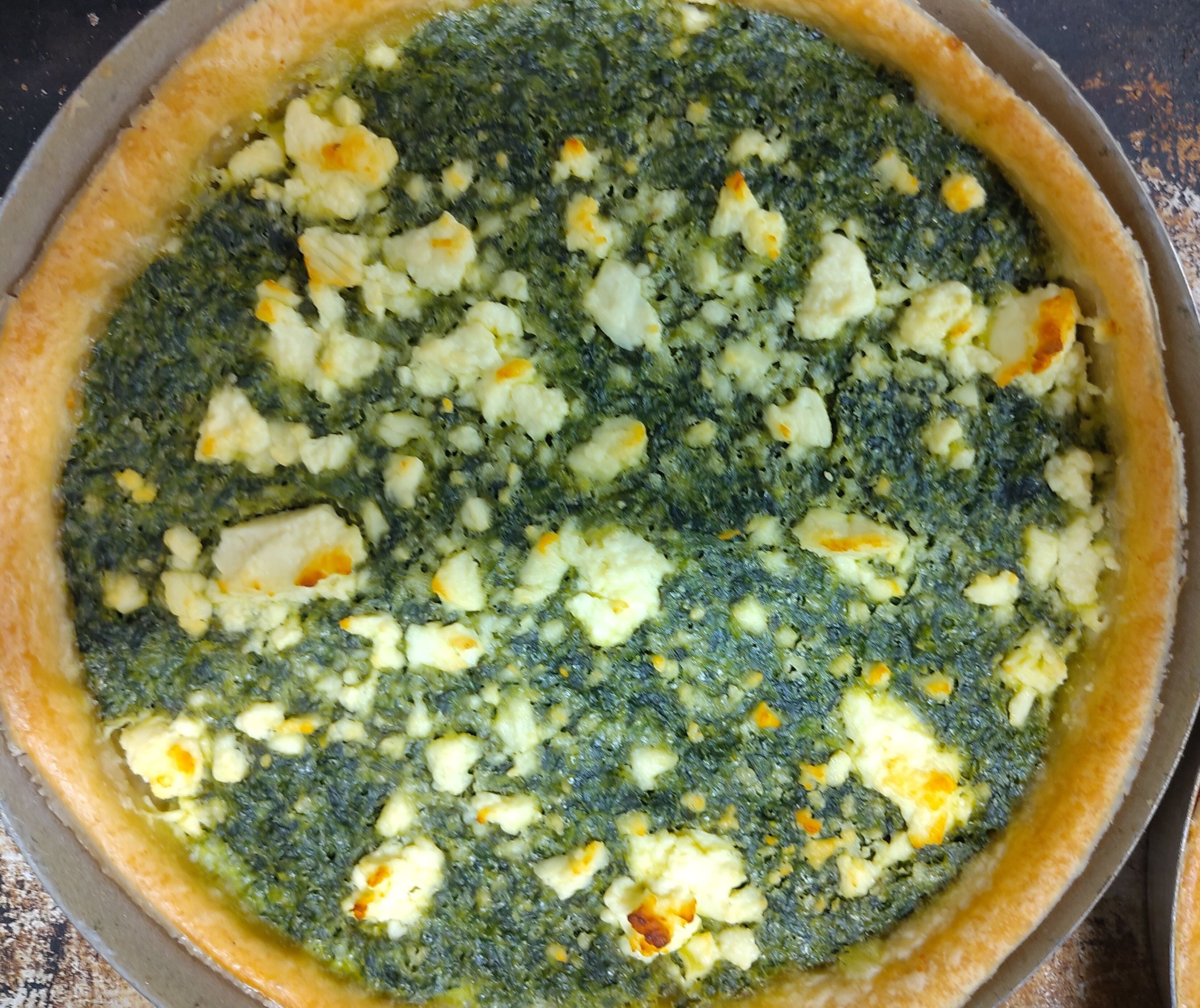 Spinazie quiche feta